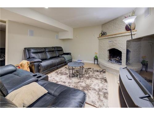 31 Bonfair Court, Kitchener, ON - Indoor Photo Showing Living Room With Fireplace