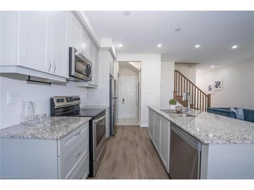 73 Forestwalk Street, Kitchener, ON - Indoor Photo Showing Kitchen With Stainless Steel Kitchen With Upgraded Kitchen