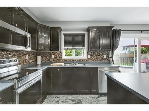 5 Mavin Street, Brantford, ON - Indoor Photo Showing Kitchen With Double Sink