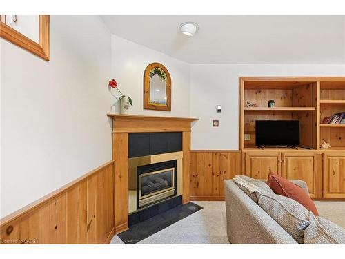 75 Flamboro Street, Waterdown, ON - Indoor With Fireplace
