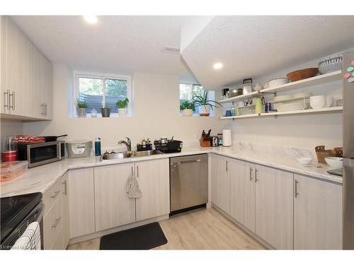 296 Dumfries Avenue, Kitchener, ON - Indoor Photo Showing Kitchen With Double Sink