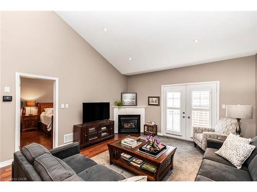 13 Mulligan Trail, Hamilton, ON - Indoor Photo Showing Living Room With Fireplace