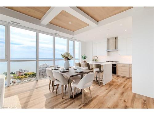 2102-2007 James Street, Burlington, ON - Indoor Photo Showing Dining Room