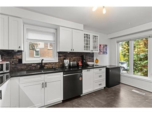 2396 Lyford Lane, Burlington, ON - Indoor Photo Showing Kitchen With Double Sink