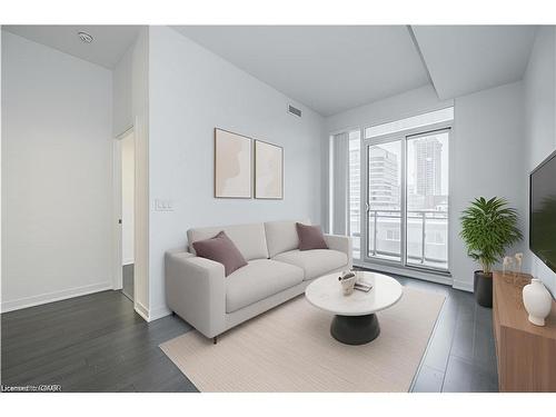 206-85 Duke Street W, Kitchener, ON - Indoor Photo Showing Living Room