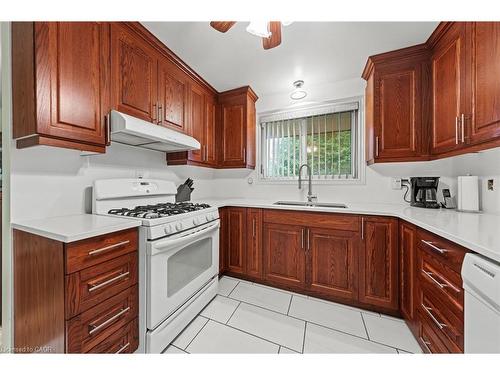 152 Kinzie Avenue, Kitchener, ON - Indoor Photo Showing Kitchen With Double Sink