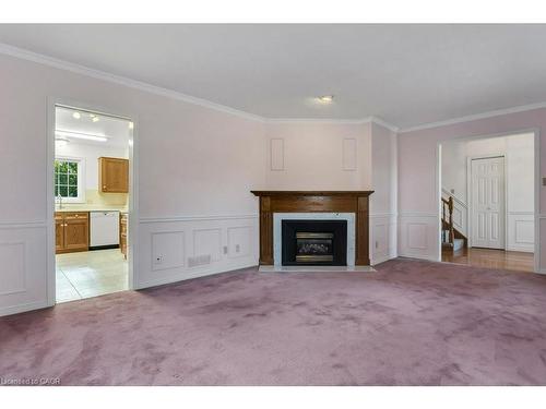 24 Lake Street, Grimsby, ON - Indoor Photo Showing Living Room With Fireplace