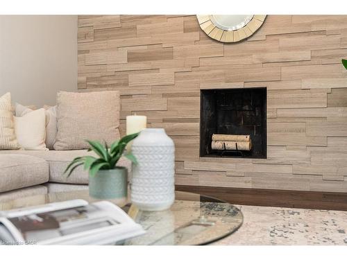 149 Fruitland Avenue, Burlington, ON - Indoor Photo Showing Living Room With Fireplace