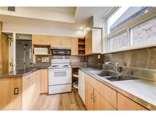 19 Schneider Avenue, Kitchener, ON - Indoor Photo Showing Kitchen With Double Sink