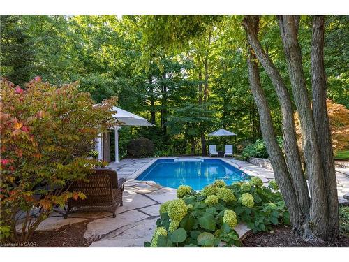 1285 Beaufort Drive, Burlington, ON - Outdoor With In Ground Pool With Backyard