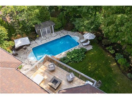 1285 Beaufort Drive, Burlington, ON - Outdoor With In Ground Pool With Backyard
