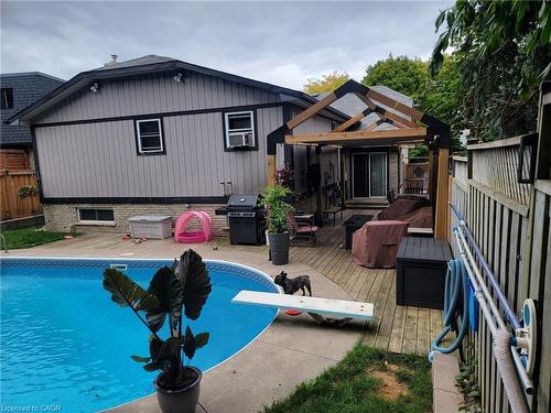 2346 Cavendish Drive, Burlington, ON - Outdoor With In Ground Pool With Deck Patio Veranda