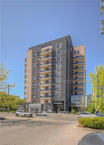 302-8 Hickory Street W, Waterloo, ON - Outdoor With Balcony With Facade