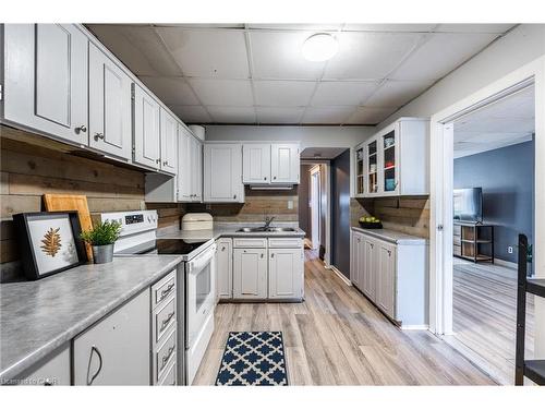52 Connaught Avenue N, Hamilton, ON - Indoor Photo Showing Kitchen With Double Sink