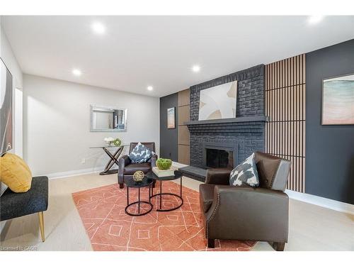 2392 Arnold Crescent, Burlington, ON - Indoor With Fireplace
