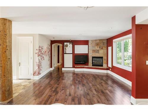 2448 Bridge Road, Oakville, ON - Indoor Photo Showing Living Room With Fireplace