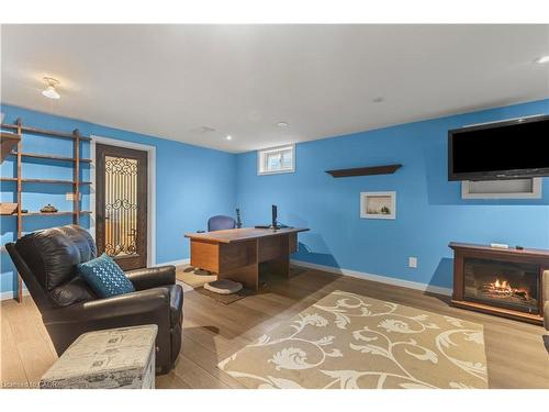 211 Merritt Street, Welland, ON - Indoor Photo Showing Living Room With Fireplace