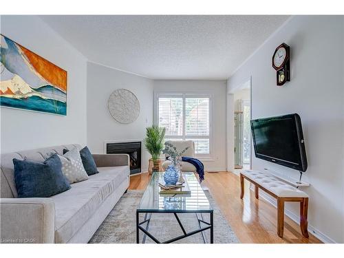 61 Cedarwood Crescent, Brampton, ON - Indoor Photo Showing Living Room With Fireplace