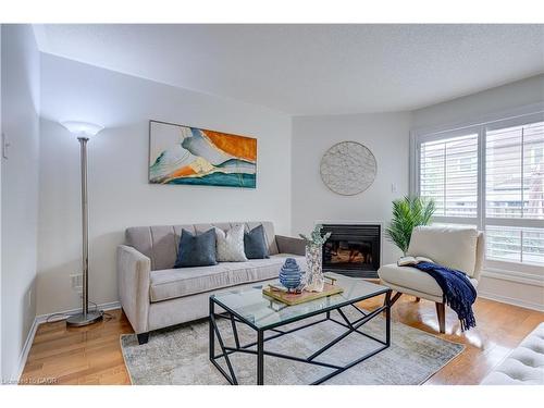 61 Cedarwood Crescent, Brampton, ON - Indoor Photo Showing Living Room With Fireplace