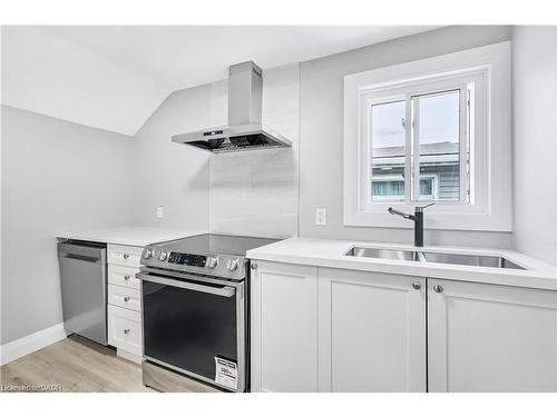 2-10 Comet Avenue, Hamilton, ON - Indoor Photo Showing Kitchen With Double Sink
