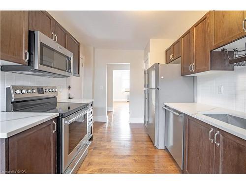 14-366 John Street S, Hamilton, ON - Indoor Photo Showing Kitchen With Stainless Steel Kitchen