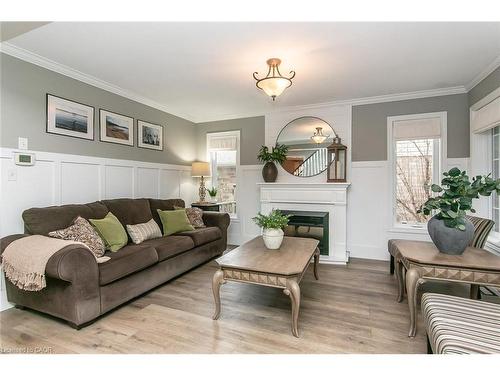 159 Country Clair Street, Kitchener, ON - Indoor Photo Showing Living Room With Fireplace