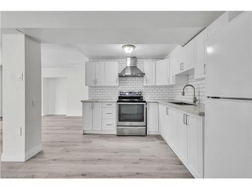 Basement-18 Wallace Drive, Cambridge, ON - Indoor Photo Showing Kitchen With Upgraded Kitchen