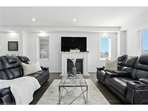 409 Freure Drive, Cambridge, ON - Indoor Photo Showing Living Room With Fireplace