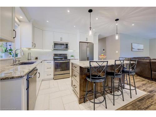 127 Jansen Avenue, Kitchener, ON - Indoor Photo Showing Kitchen With Stainless Steel Kitchen With Upgraded Kitchen