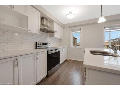 110 Ian Ormston Drive, Kitchener, ON - Indoor Photo Showing Kitchen With Double Sink