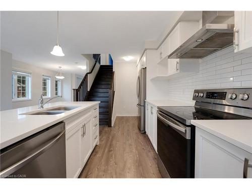 110 Ian Ormston Drive, Kitchener, ON - Indoor Photo Showing Kitchen With Double Sink