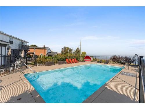 1073 N Service Road, Hamilton, ON - Outdoor With In Ground Pool With Backyard