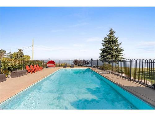 1073 N Service Road, Hamilton, ON - Outdoor With In Ground Pool With Backyard