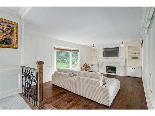 28 Stonegate Drive, Hamilton, ON - Indoor Photo Showing Other Room With Fireplace