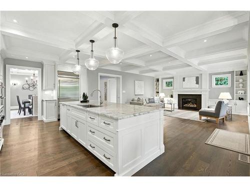 391 Patricia Drive, Burlington, ON - Indoor With Fireplace