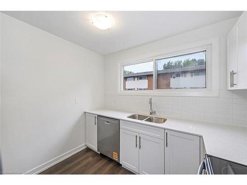 59 Woodman Drive, Hamilton, ON - Indoor Photo Showing Kitchen With Double Sink