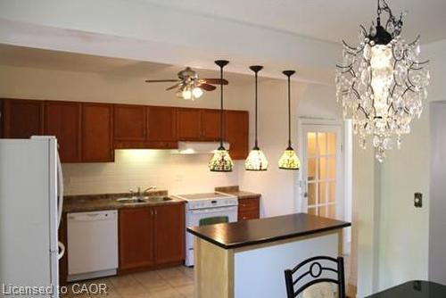 15 Springer Avenue, Hamilton, ON - Indoor Photo Showing Kitchen With Double Sink