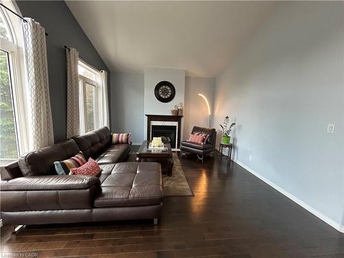101 Dalgleish Avenue, Kingston, ON - Indoor Photo Showing Living Room With Fireplace
