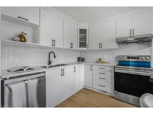 237 Adair Avenue N, Hamilton, ON - Indoor Photo Showing Kitchen With Double Sink With Upgraded Kitchen