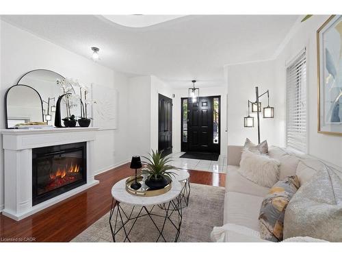 11 Redfinch Way, Brampton, ON - Indoor Photo Showing Living Room With Fireplace