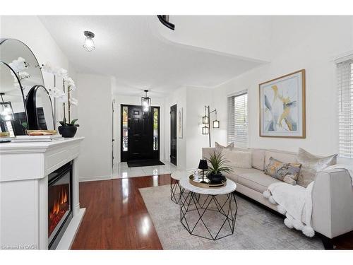 11 Redfinch Way, Brampton, ON - Indoor Photo Showing Living Room With Fireplace