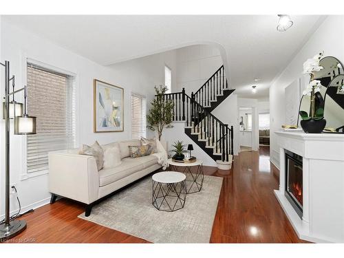 11 Redfinch Way, Brampton, ON - Indoor Photo Showing Living Room With Fireplace