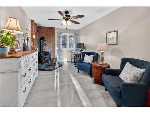 152 Ridge Road W, Grimsby, ON - Indoor With Fireplace