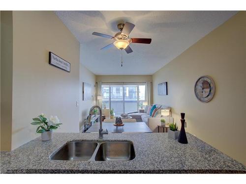 502-170 Water Street N, Cambridge, ON - Indoor Photo Showing Kitchen With Double Sink