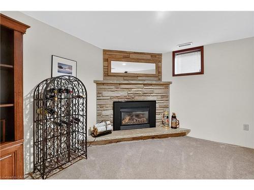120 Kinross Street, Caledonia, ON - Indoor Photo Showing Living Room With Fireplace
