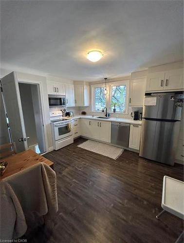 212 Millen Road, Hamilton, ON - Indoor Photo Showing Kitchen With Stainless Steel Kitchen