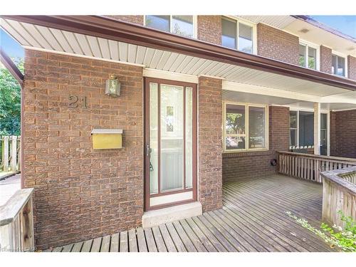21 Horning Drive, Hamilton, ON - Outdoor With Deck Patio Veranda With Exterior