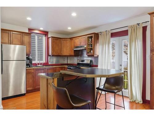 16 Edison Street, Hamilton, ON - Indoor Photo Showing Kitchen With Double Sink