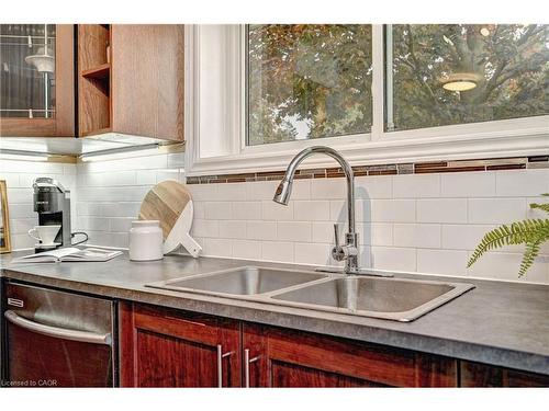 39 Southwood Drive, Kitchener, ON - Indoor Photo Showing Kitchen With Double Sink