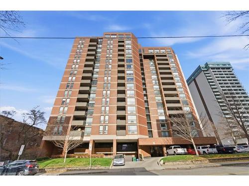 502-222 Jackson Street W, Hamilton, ON - Outdoor With Balcony With Facade